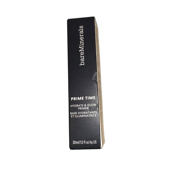 NEW Bareminerals Prime Time Hydrate & Glow Primer 1oz Makeup Luxury Base - Picture 2 of 9